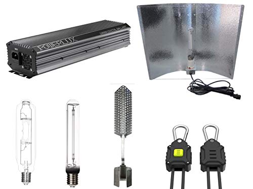 Nito GmbH Deluxe Grow Light Set NDL MH 1000 Watt dimmbar Adjustable Wing (1100 Watt)