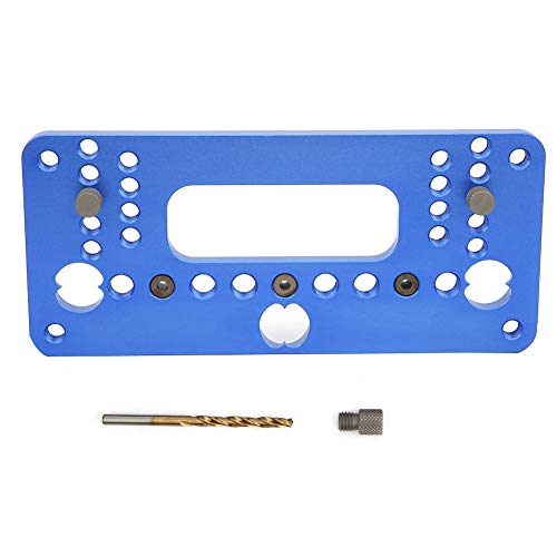 Holzbearbeitungs -Jig -Lochöffner Puncher Blue Aluminiumlegierung Legator mit Schraubendreher 08610a Typ