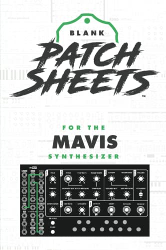 Moog MAVIS Blank Patch Sheets Notebook: Become a more organized songwriter with this Blank Patch Sheet notebook so you can spend more time creating and less time forgetting.