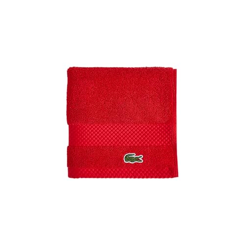 Lacoste Heritage Supima Baumwoll-Waschlappen, Formel 1, 33 x 33 cm