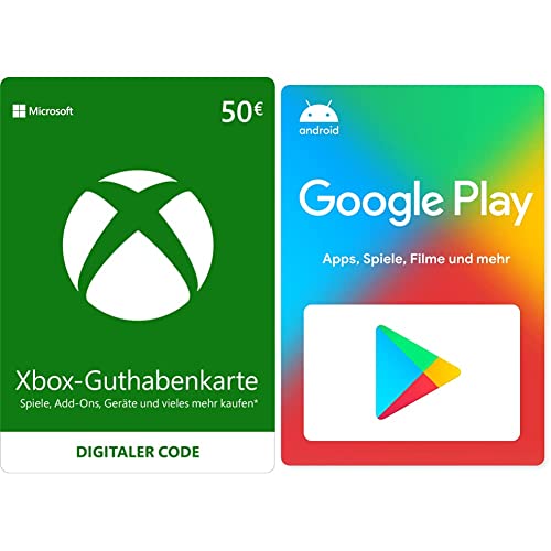Xbox Live - 50 EUR Guthaben [Xbox Live Online Code] + Google Play €15 Guthaben (Digital Code, code kann nur in Deutschland eingelöst werden)