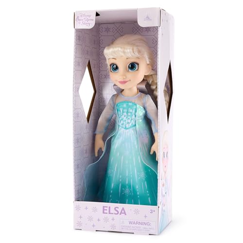 Disney Store Official - Die Eiskönigin - Völlig unverfroren - ELSA - Puppe mit Spielzeughaarbürste - 40,5 cm/16