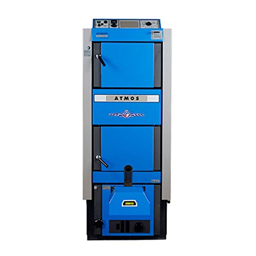 ATMOS Kombikessel | DC18GSP | 19 kW | mit Brenner und Förderschnecke 4 m