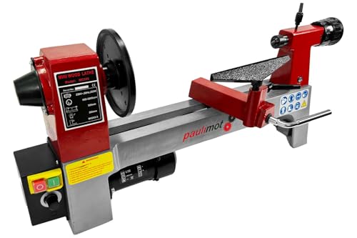 PAULIMOT Drechselbank DM300-V, 330 mm Spitzenweite, 250 Watt Motor