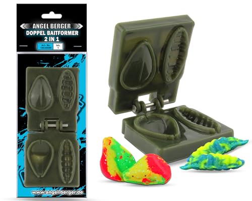 Angel-Berger Doppel Baitformer 2 in 1 Forellenteigformer für Forellen Teig Troutbait