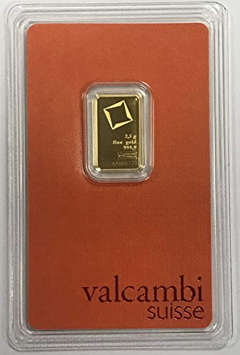 Valcambi Suisse 2,5g Goldbarren 999.9 Blister