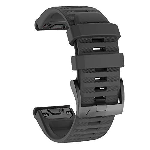 ISABAKE Armband für Garmin Fenix 6X, QuickFit 26mm Breites Uhrenarmband Kompatibel mit Fenix 6X / 6X Pro, Fenix 5X / 5X Plus, Fenix 3/3 HR
