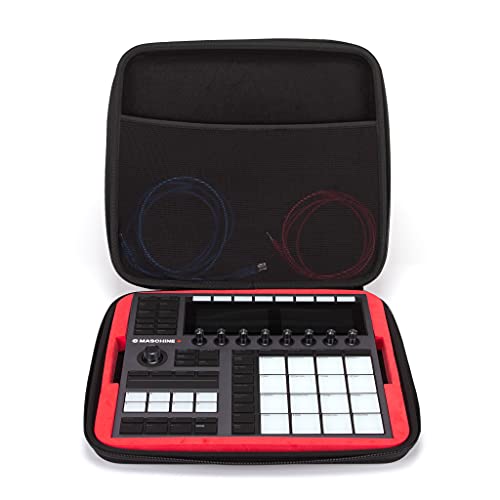 Analog Cases Pulse Case für Native Instruments Maschine MK3 / Maschine Plus (Transporttasche aus langlebigem, geformtem Eva/Nylon, robuster Gummitragegriff), Schwarz
