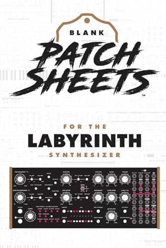 Moog Labrynth Blank Patch Sheets Notebook: Become a more organized songwriter with this Blank Patch Sheet notebook so you can spend more time creating and less time forgetting.
