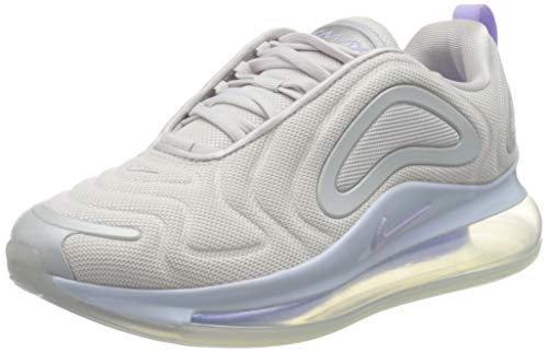 Nike Womens W AIR MAX 720 SE Running Shoe, Vast Grey/Purple Agate-MTLC Platinum, 37.5 EU