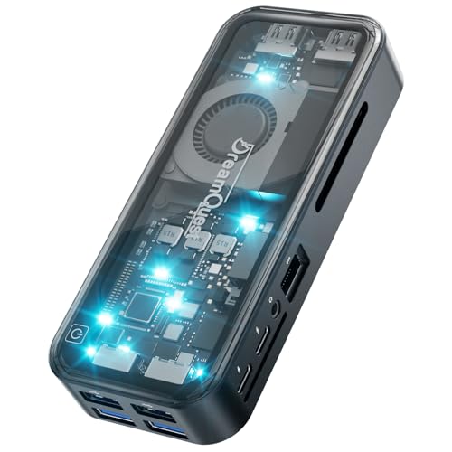 DreamQuest Mini PC Windows 11 Pro 12GB DDR5 512GB M.2 SSD Intel N95 (bis zu 3.4Ghz) PC Stick mit 2X HDMI/2xType C(Max 10Gbit/s)/WiFi 6/BT5.3/4x USB3.2(10Gbit/s) für Home/Büro/Kommerzielle New