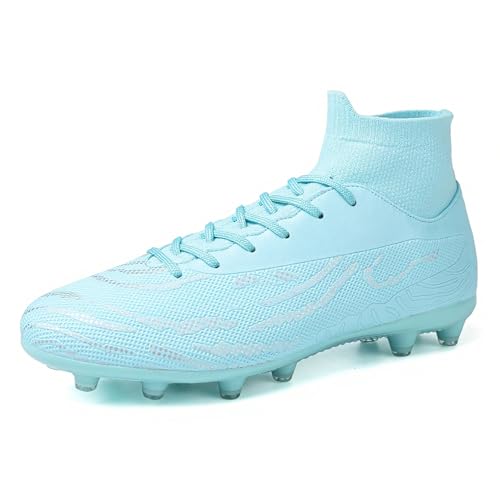 RDYLBU Fußballschuhe Herren Madame Stollenschuhe Fussballschuhe knöchelhohe Schuhe Hallenschuhe Herren Professionelle Fussballschuhe Jugendliche Trainingsschuhe Outdoor Sportschuhe Fußball Stiefel