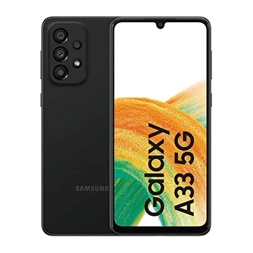 Samsung Galaxy A33 5G SM-A336B 16.3 cm (6.4) Hybrid Dual SIM Android 12 USB Type-C 6 GB 128 GB 5000 mAh Black (Generalüberholt)