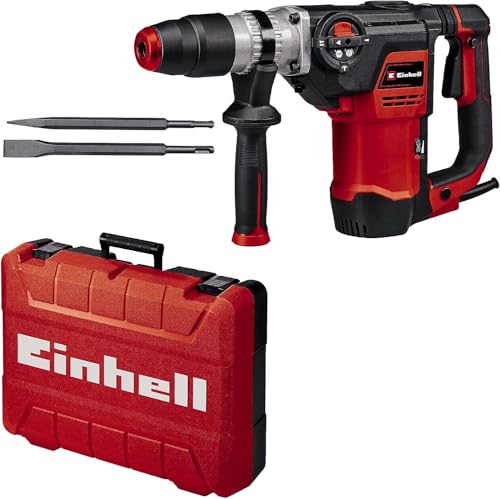 Einhell Bohrhammer TE-RH 40 3F (1050 W, pneumatisches Schlagwerk, 10 J Schlagstärke, SDS-max-Aufnahme, Lieferung inkl. Flachmeißel und Spitzmeißel)