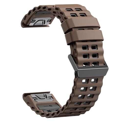 Kompatibel mit Garmin Fenix 6X Pro/6X/7X Pro/7X/5X/5X Plus/8/8 Pro 51mm Armband, für Garmin Quickfit 26mm Armband für Instinct 2X,Instinct 3 50mm,für Epix Pro (Gen 2) 51mm,Quatix 7X pro