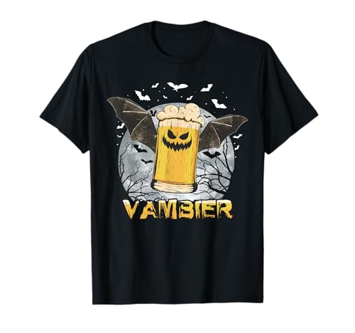 Vambier Fledermaus lustiger Spruch - Happy Halloween T-Shirt