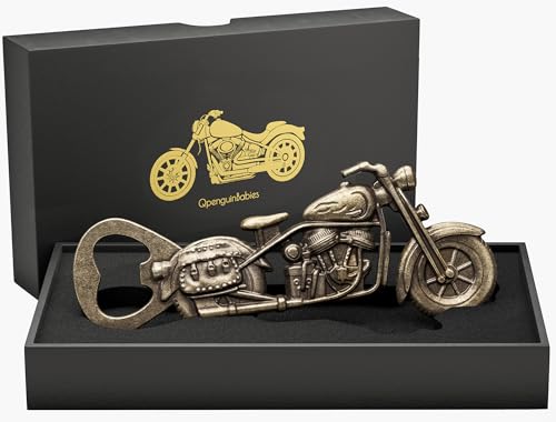 Motorrad Bier Geschenke für Männer, Vintage Motorrad Flaschenöffner, Vatertagsgeschenk, Geburtstagsgeschenk für ihn, Vater, Ehemann, Opa, Freund