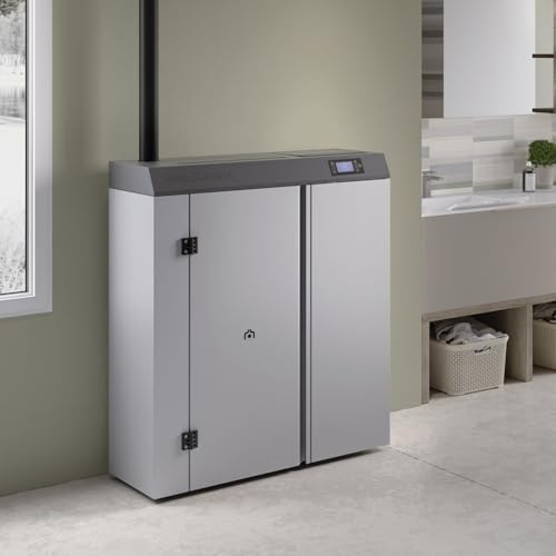 EdilKamin Gora 2 Slim Up, wasserführender Pelletkessel inkl. Kit R-FX