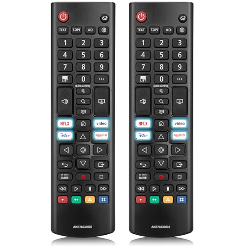 2er Pack Universal Fernbedienung für alle LG Fernseher UHD OLED EVO QHD QNED NanoCell 4K 8K Smart TVs Ersatz Fernbedienung Original für Magic Remote AKB75855501 AN-MR20GA AKB76040301 AKB76037605