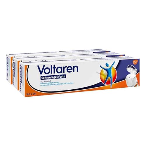 Voltaren Schmerzgel forte inclusive einer Handcreme von vitenda - bei akuten Rückenschmerzen, Muskelschmerzen und Gelenkschmerzen (540)