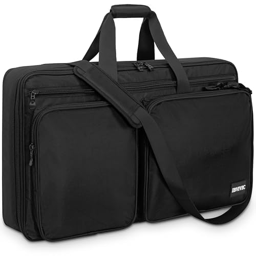FREEAMG DJ Controller Tasche Kompatibel mit Pioneer RX/NI Traktor Kontrol S8/DDJ SX SX2 SX3/DDJ 800 808/DDJ FLX6, Gepolsterte DJ Mixer Tasche, DJ Schutztasche