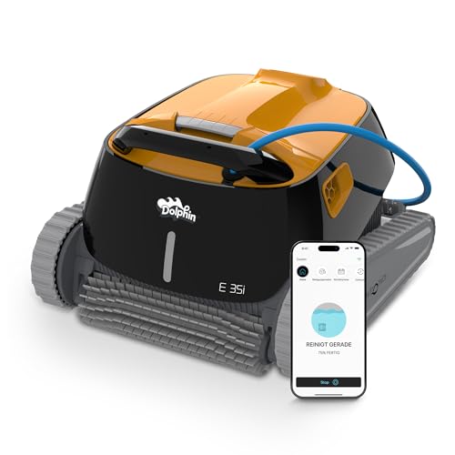 Dolphin E35i Automatischer Poolreiniger Poolroboter mit Kabel - Boden und Wandreinigung - Energieeinsparung, Eingelassene Pools bis zu 12 m