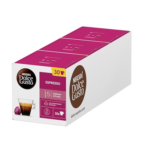 NESCAFÉ DOLCE GUSTO Espresso Kaffeekapseln 3er Vorratspack (3 x 30 Kapseln)