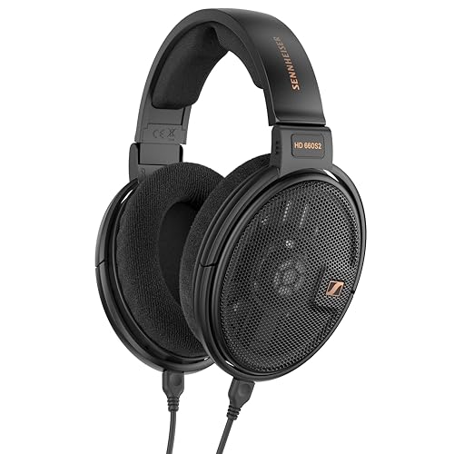 Sennheiser HD 660S2 - Audiophile Open-Ear Over-Ear Kopfhörer mit Kabel, Tiefbass-Erweiterung & Verfeinerter Akustischer Performance, Headphones für PC, Musik, Gaming, Premium Schwarz