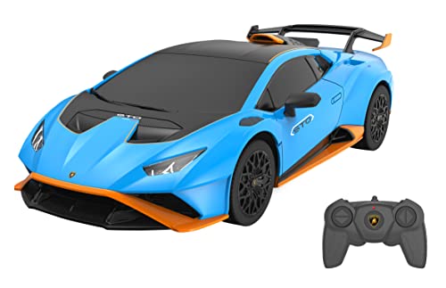 JAMARA Lamborghini Huracán STO 1:24 2,4GHz - offiziell lizenziert, bis zu 1 Stunde Fahrzeit bei ca. 9 Km/h, perfekt nachgebildete Details, hochwertige Verarbeitung
