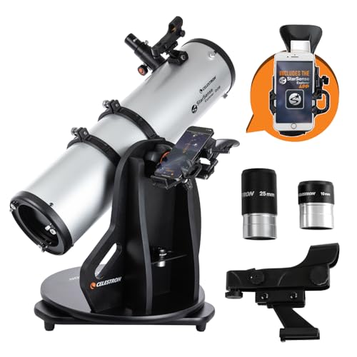 Celestron 22482 StarSense Explorer 150 mm Tisch-Dobson-Teleskop mit Smartphone-App-Unterstützung Funktioniert mit der StarSense-App – kompatibel mit iOS/Android