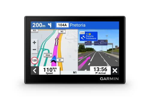 Garmin Drive 53 MT EU – Navigationsgerät mit 5 Zoll (12,7 cm) Farbdisplay, vorinstallierten Europakarten (46 Länder), Echtzeitdienste via Garmin Drive App, Fahrerassistenz, TripAdvisor