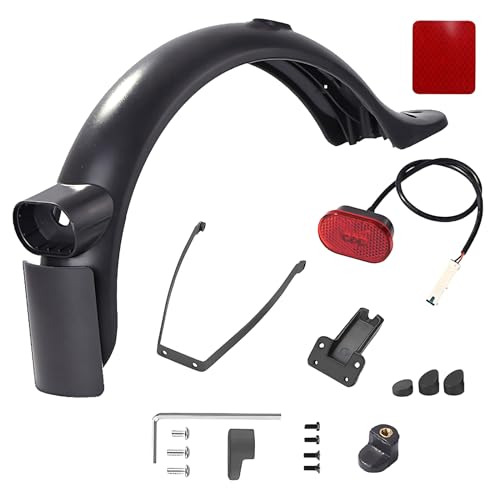 Elektroroller Hinterer Kotflügel,Electric Scooter Hinterers Fender Ersatz Sets Kompatibel,Scooter Heckfender Kit für Xiaomi Roller Mi M365/1S,PRO/PRO2 Essential Mudguard Zubehör