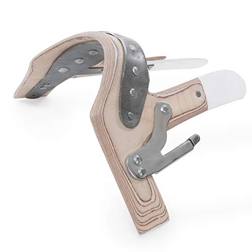 Kopfeisen für Christ Fellsattel Premium Plus - Abnehmbares Kopfeisen mit Sturzfedern zum Anbringen der Steigbügel für baumlosen Pferde-Sattel, Kammerweite 33 cm