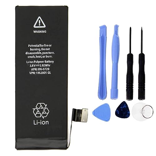ELLENNE - Akku kompatibel mit iPhone 5C 1510 mAh inklusive Schraubendreher