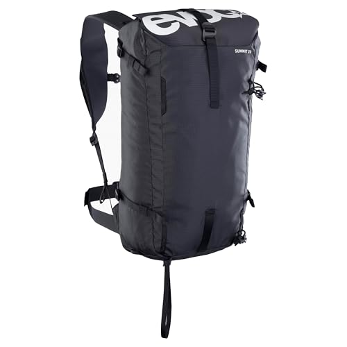EVOC SUMMIT 20 Wanderrucksack, Rucksack (Sportrucksack mit ergonomischem Tragesystem, hochwertiger Trekkingrucksack mit praktischen Fächern, Wanderrucksack 20 l Volumen), Schwarz