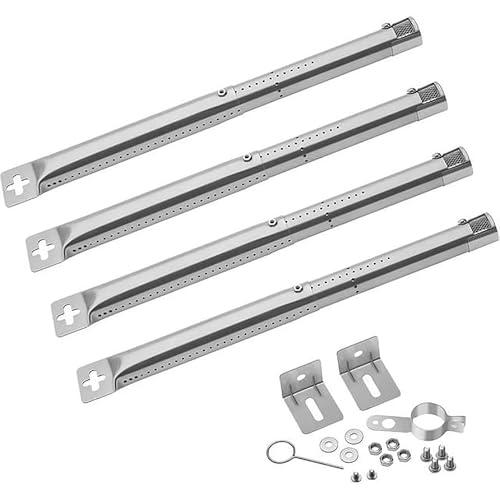 Universeller Gasgrill-Brennerrohr, 31-44 cm verstellbar, Edelstahl, Ersatzteil für Campingaz, Charbroil, Napoleon, FirePlus, Fire Mountain, CosmoGrill