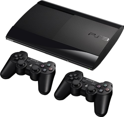 PlayStation 3 - Konsole Super Slim 12 GB (inkl. 2 x DualShock 3 Wireless Controller)