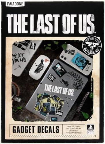 The Last of Us Offiziell lizenzierte Gadget-Aufkleber, wiederverwendbares Gaming-Zubehör, Gamer- und Film-Fan-Dekor und Geschenk für Laptops und Handys Paladone