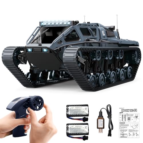 Mostop Ferngesteuerter Panzer im Maßstab 1/16 Transport Militärfahrzeug RC Panzer Offroad Crawler für Kinder, 2,4 GHz Fernbedienung Crawler Drift Tank mit 2 Batterien, 360 ° drehbarer Drifting Army