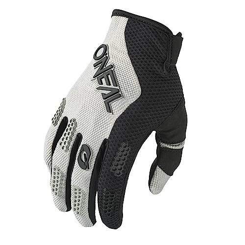 O'NEAL | Fahrrad- & Motocross-Handschuhe | MX MTB FR Downhill | Passform, Luftdurchlässiges Material | Element Glove RACEWEAR V.24 | Erwachsene | Schwarz Grau | Größe L