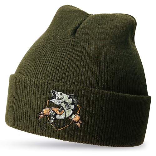 Jeasona Fischermütze Herren Angler Geschenke für Männer Angelzubehör Fische Angeln Geschenk Angeln Geschenke für Angler Angel Zubehör