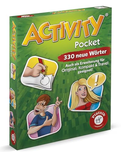 Piatnik 6682 - Pocket | Neue Wörter und Begriffe | Auch als Erweiterungskarten für Activity Original/Kompakt/Travel verwendbar | 330