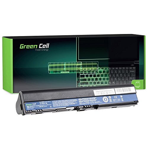 Green Cell Extended Serie AL12B31 AL12B32 AL12B72 Laptop Akku für Acer Aspire One 725 756 Acer Aspire V5-121 V5-131 V5-171 (6 Zellen 4400mAh 11.1V Schwarz)