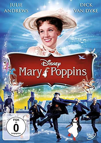 Mary Poppins,1 DVD: Ausgezeichnet mit dem Golden Globe 1965 für die Beste Filmmusik und 5 Oscars 1965 u. a. für die Beste Hauptdarstellerin (Julie Andrews) und Beste Filmmusik.USA