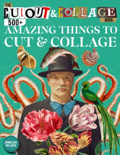 The Cut Out And Collage Book 500+ Amazing Things To Cut & Collage: People, Animals, Insects & Butterflies, Botanicals, Dishes & Plates, Vehicles, ... Mixed Media Artists (Cut and Collage Books)