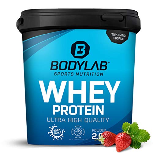 Bodylab24 Whey Protein Pulver, Erdbeere, 2kg