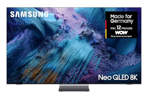 Samsung Neo QLED 8K QN990F 75 Zoll (189 cm) Mini LED, UHD Fernseher, NQ8 AI Gen3 Prozessor, 8K Upscaling Pro, Glare Free, Wireless One Connect, Art Store Galerie, Samsung Vision AI Smart TV (2025)