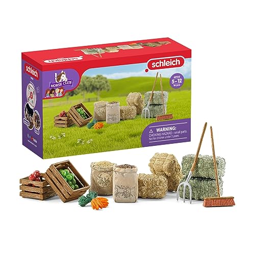 SCHLEICH 42105 Futterset, für Kinder ab 3+ Jahren, Farm World - Zubehör