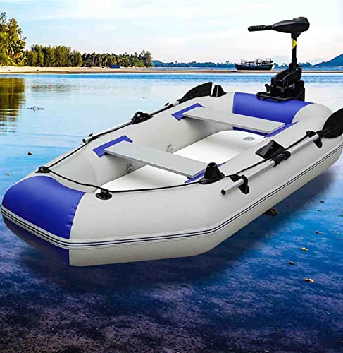 FJAUOQ Professional Schlauchboot Paddelboot für Personen Sportboot Ruderboot aufblasbares Boot Angelboot mit Aluboden,249x128cm