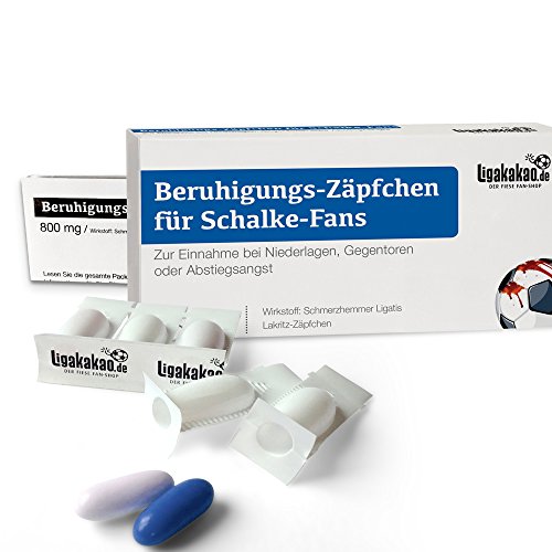 Geschenk männer ist jetzt BERUHIGUNGS-ZÄPFCHEN® für Schalke-Fanartikel Fans by Ligakakao.de
